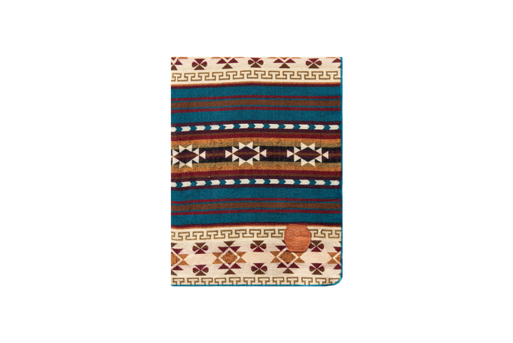 Double-Sided Blanket | Throw Blanket | Geometrical Pattern / Southwest Artisan Style