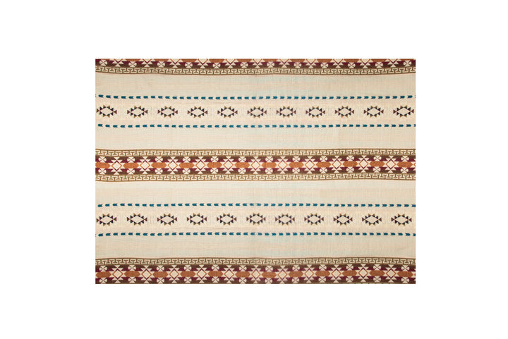 Double-Sided Blanket | Throw Blanket | Geometrical Pattern / Southwest Artisan Style
