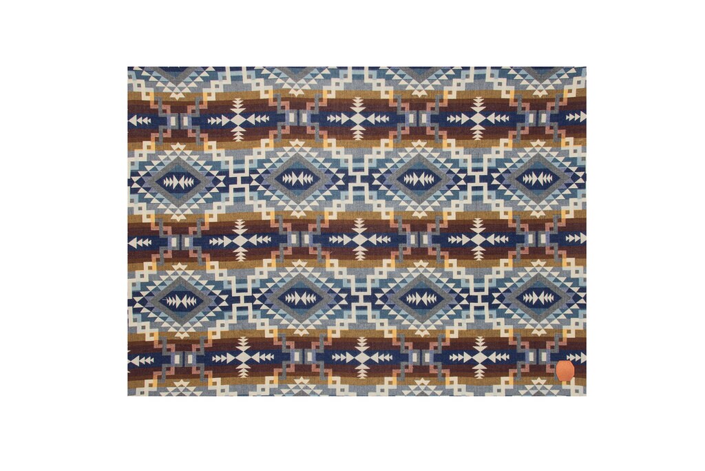 Double-Sided Blanket | Throw Blanket | Geometrical Pattern / Southwest Artisan Style