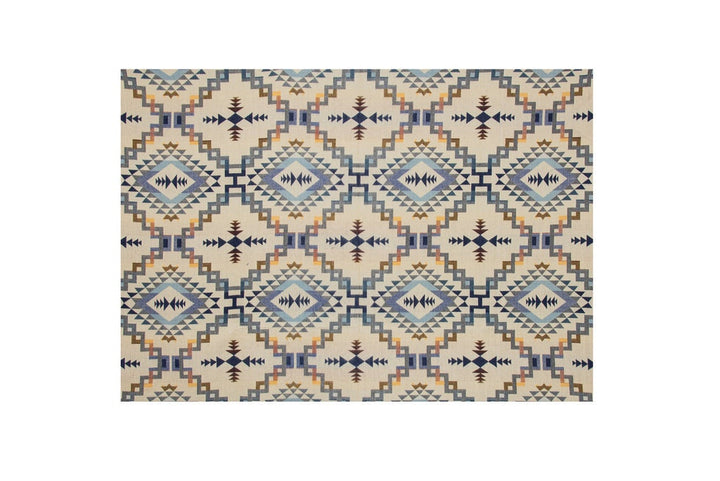Double-Sided Blanket | Throw Blanket | Geometrical Pattern / Southwest Artisan Style