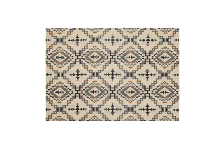 Double-Sided Blanket | Throw Blanket | Geometrical Pattern / Southwest Artisan Style
