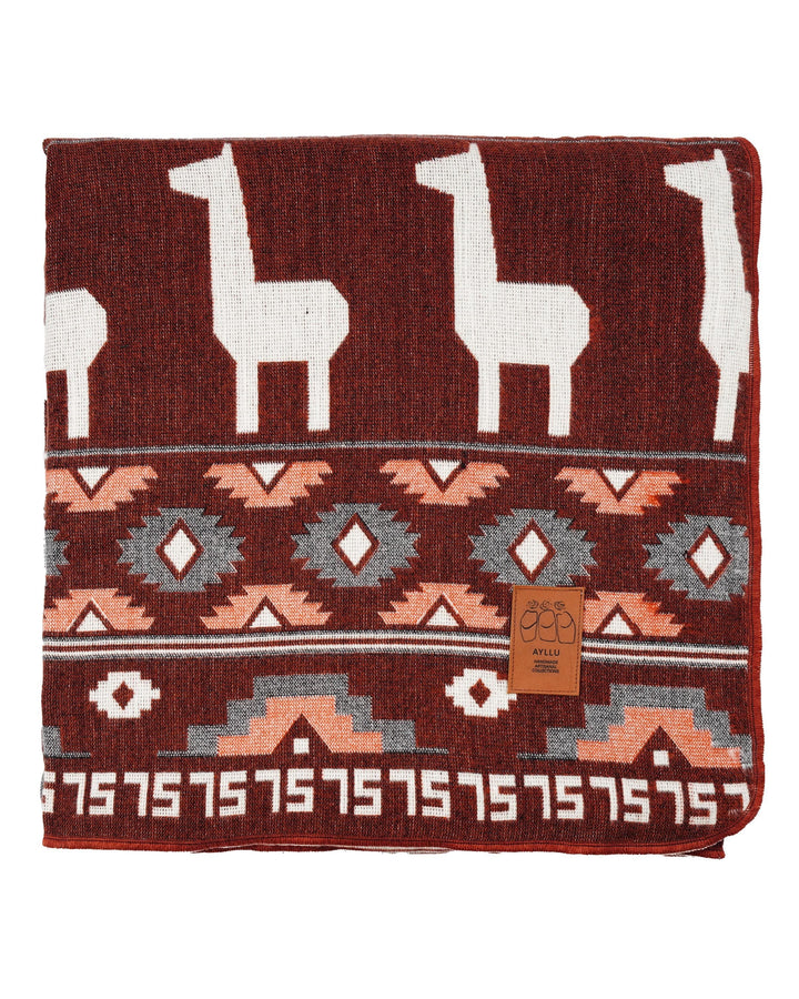 Double-Sided Blanket | Throw Blanket | Geometrical Pattern / Southwest Artisan Style