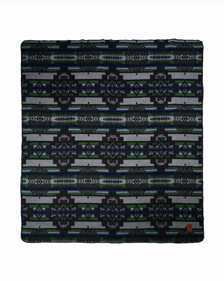 Double-Sided Blanket | Throw Blanket | Geometrical Pattern / Southwest Artisan Style