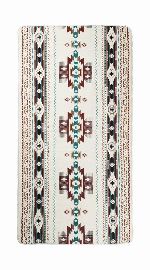Travel Double-Sided Geometrical Pattern Blanket l Throw Blanket | Southwest Artisan Style