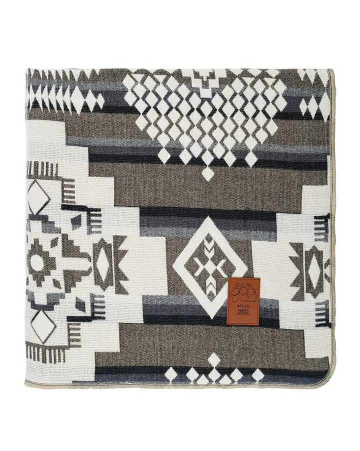 Travel Double-Sided Geometrical Pattern Blanket l Throw Blanket | Southwest Artisan Style