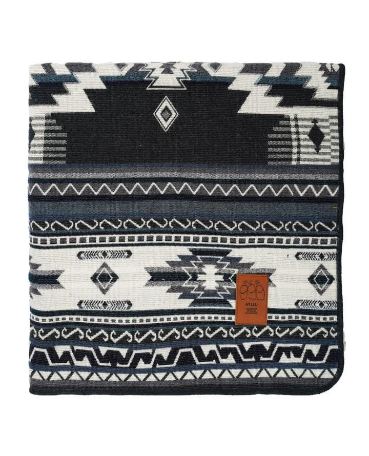 Travel Double-Sided Geometrical Pattern Blanket l Throw Blanket | Southwest Artisan Style