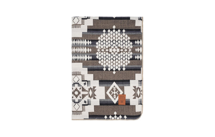 Travel Double-Sided Geometrical Pattern Blanket l Throw Blanket | Southwest Artisan Style