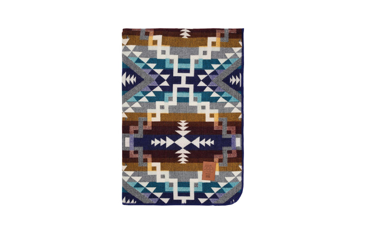Travel Double-Sided Geometrical Pattern Blanket l Throw Blanket | Southwest Artisan Style