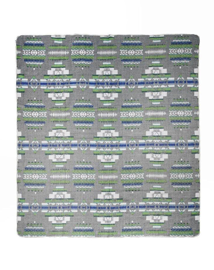 Double-Sided Blanket | Throw Blanket | Geometrical Pattern / Southwest Artisan Style