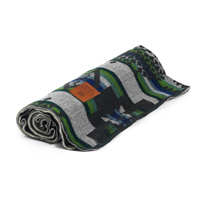 Travel Double-Sided Geometrical Pattern Blanket l Throw Blanket | Southwest Artisan Style