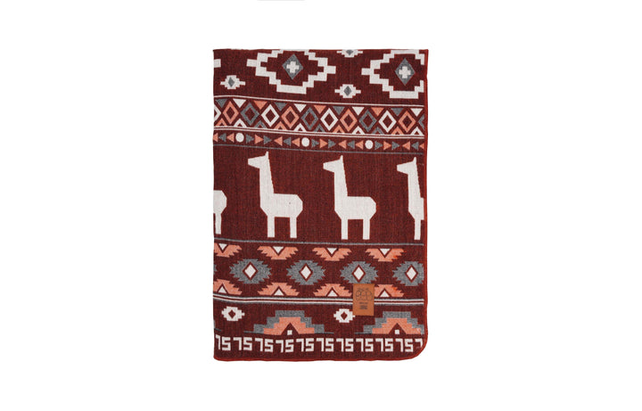 Double-Sided Blanket | Throw Blanket | Geometrical Pattern / Southwest Artisan Style