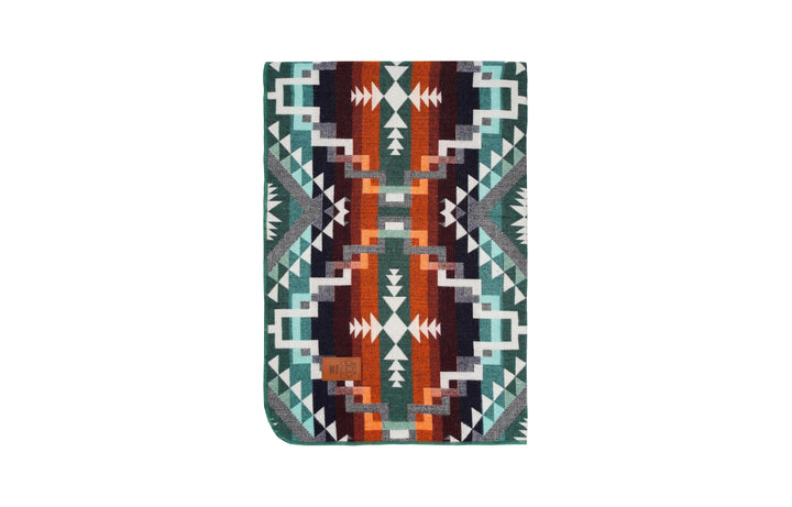 Travel Double-Sided Geometrical Pattern Blanket l Throw Blanket | Southwest Artisan Style